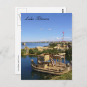 Boten van de titicaca briefkaart (Voorkant / Achterkant)