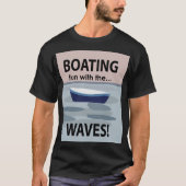 Boten varen zeilboot plezier met de golven boten t-shirt (Voorkant)