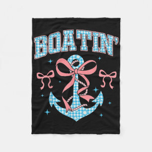 Boten Varend Anker Koket Boeg Hallo Zomer  Fleece Deken