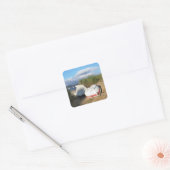 BOTEN VIERKANTE STICKER (Envelop)
