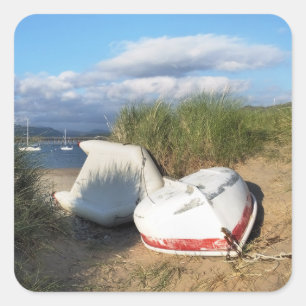 BOTEN VIERKANTE STICKER