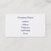 BOTEN VISITEKAARTJE (Achterkant)