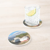 BOTEN ZANDSTEEN ONDERZETTER (Zijkant)