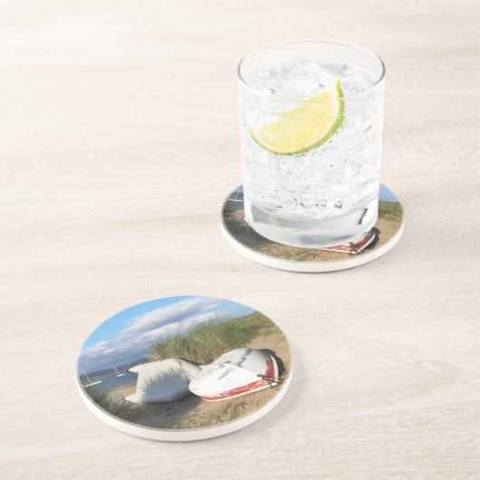 BOTEN ZANDSTEEN ONDERZETTER (Zijkant)