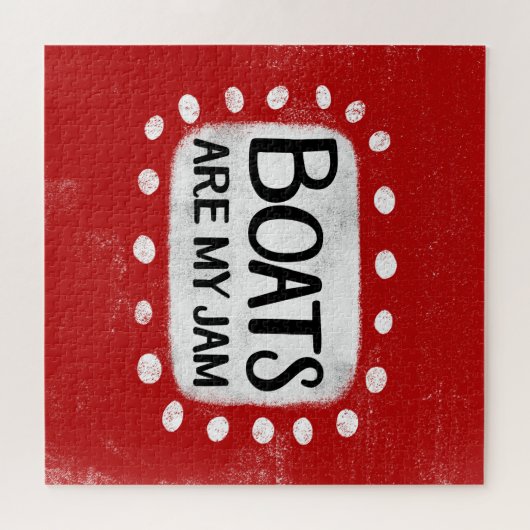 Boten zijn mijn Jam Jigsaw puzzel (Horizontaal)