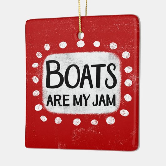 Boten zijn mijn jam Ornament (Links)