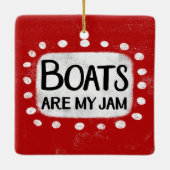 Boten zijn mijn jam Ornament (Achterkant)
