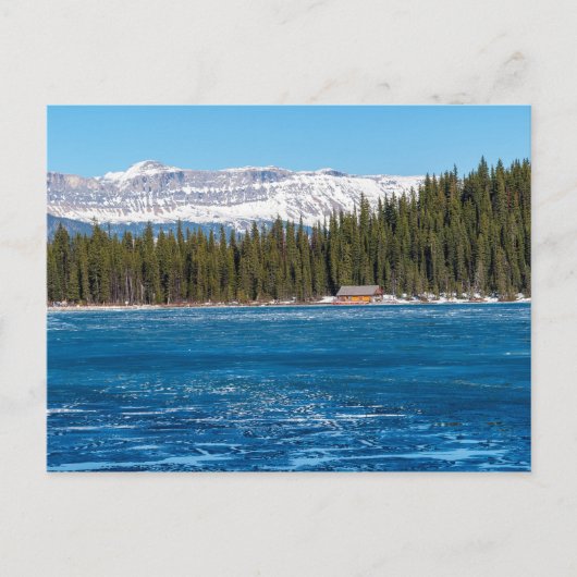 Botenhuis naast Lake Louise - Banff, Canada Briefkaart (Voorkant)