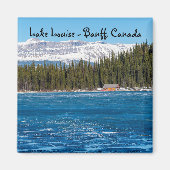 Botenhuis naast Lake Louise - Banff, Canada Magneet (Voorkant)