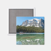 Botenhuis naast Lake Louise - Banff, Canada Magneet (Voorkant / Achterkant)