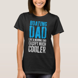 Botenkapitein Boot Vader Vaderdag T-shirt