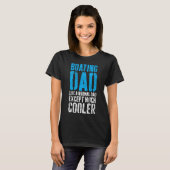 Botenkapitein Boot Vader Vaderdag  T-shirt (Voorkant volledig)
