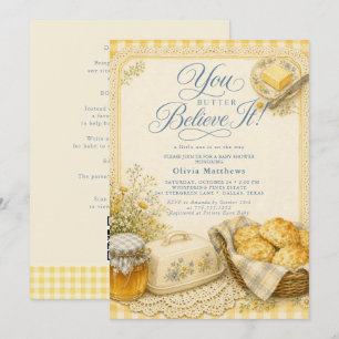 Boter Baby Shower All-in-One Baby Shower Kaart