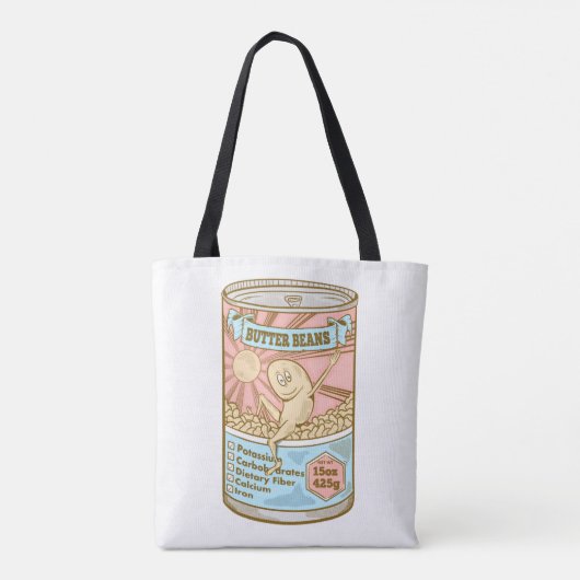 BOTER BEANS Lima Bans Tote Bag (Achterkant)