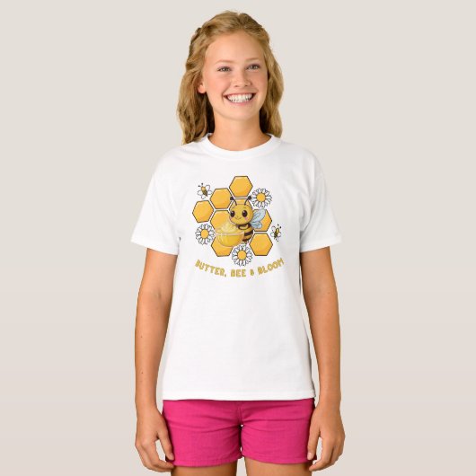 Boter, Bijen en Bloom T-shirt (Voorkant volledig)
