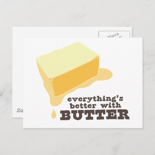 Boter Briefkaart (Voorkant / Achterkant)
