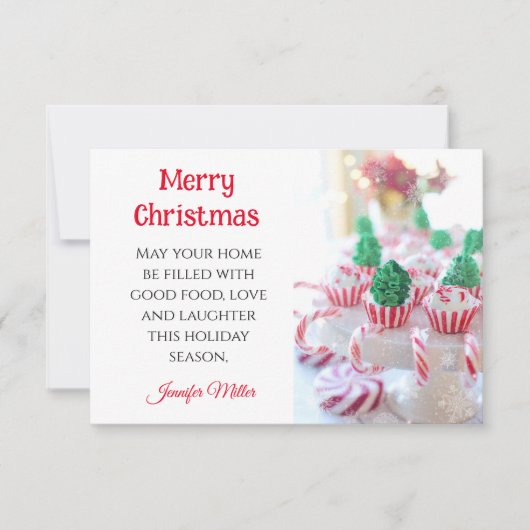 Boter Cookie Exchange Recipe kerstkaart (Voorkant)