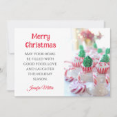 Boter Cookie Exchange Recipe Kerstmis Feestdagenkaart (Voorkant)