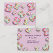 boter door babysitters visitekaartje (Voorkant / Achterkant)