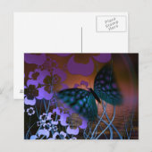Boter en bloemen briefkaart (Voorkant / Achterkant)