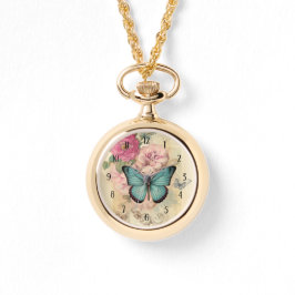 Boter en bloemen horloge
