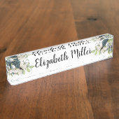 Boter en bloemen naambordje (Zijkant)