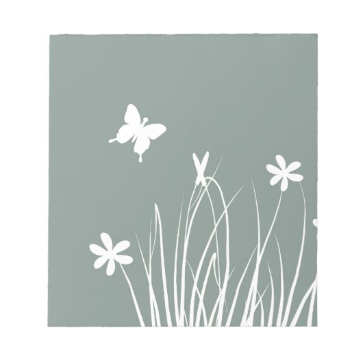Boter en bloemen notitieblok (Voorkant)