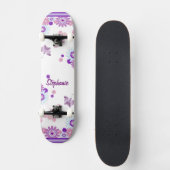Boter en bloemen persoonlijk skateboard (Voorkant)
