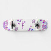 Boter en bloemen persoonlijk skateboard (Horizontaal)