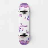 Boter en bloemen persoonlijk skateboard (Voorkant)