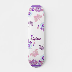 Boter en bloemen persoonlijk skateboard