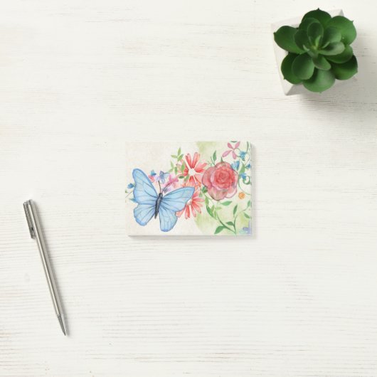 Boter en bloemen post-it® notes (Kantoor)