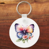 Boter en bloemen sleutelhanger (Achterkant)
