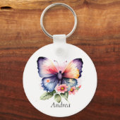 Boter en bloemen sleutelhanger (Voorkant)