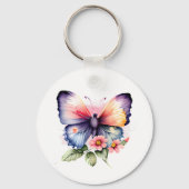 Boter en bloemen sleutelhanger (Achterkant)