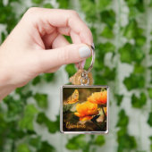 Boter en bloemen sleutelhanger (Hand)