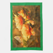 Boter en bloemen theedoek (Verticaal)