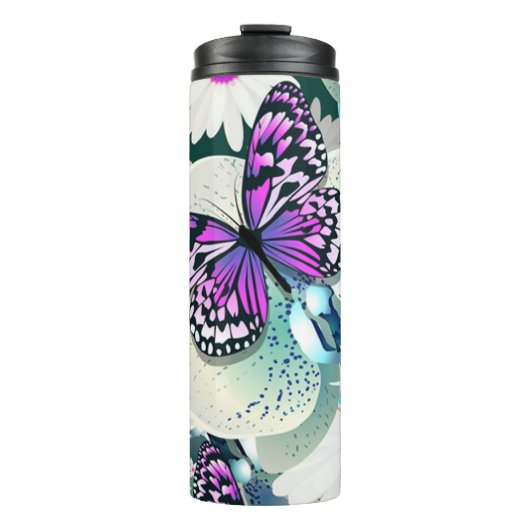Boter en bloemen thermosbeker (Voorkant)
