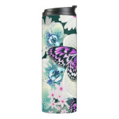Boter en bloemen thermosbeker (Gedraaid links)