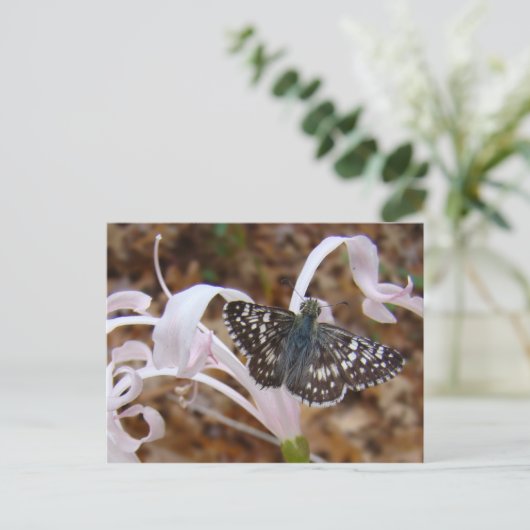 Boter- en dansventiel briefkaart (Staand voorkant)