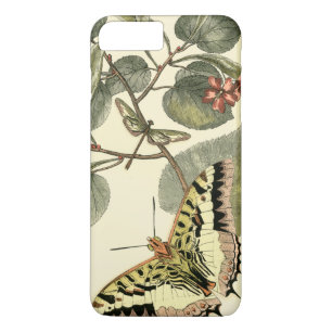 Boter en dragonfly met rode bloemen Case-Mate iPhone case
