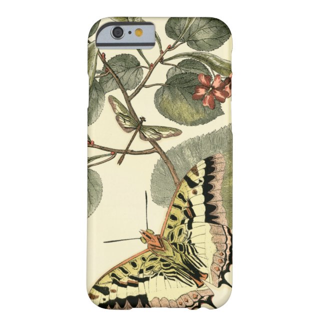Boter en dragonfly met rode bloemen Case-Mate iPhone case (Achterkant)