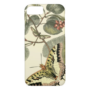 Boter en dragonfly met rode bloemen Case-Mate iPhone case