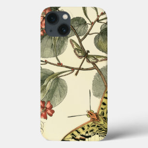 Boter en dragonfly met rode bloemen Case-Mate iPhone case