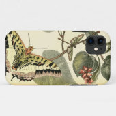 Boter en dragonfly met rode bloemen Case-Mate iPhone case (Achterkant (horizontaal))
