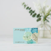 Boter en Floral / Butterfly - Visitekaartje (Staand voorkant)