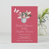 Boter en Plant Rood Vrijgezellenfeest Kaart (Staand voorkant)