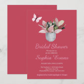 Boter en Plant Rood Vrijgezellenfeest Kaart (Voorkant / Achterkant)