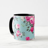 Boter en Rozen | Aangepaste naam Moederdag Mok (Voorkant links)