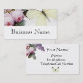 Boter en rozen visitekaartje (Voorkant / Achterkant)